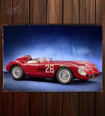 Металлическая табличка Maserati 300S